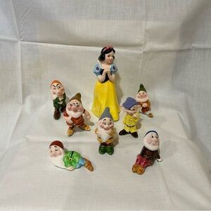Vintage Disney Snow White and Dwarfs Figurine Collection